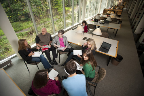 Graduate students spend plenty of time in other parts of campus, too, including in the Aubrey R. ...