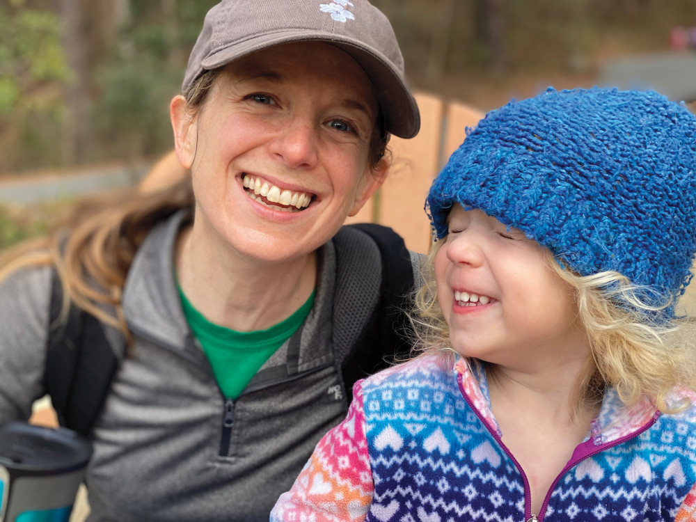 Ramona with her daughter, Rory, part of the next generation of environmentalists.
