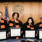 From left: Judge Ulanda Watkins, Judge Patricia McGuire, Judge Xiomara Torres, Judge Fay Stetz-Waters