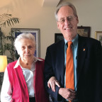 Hester Turner and President Wim Wiewel