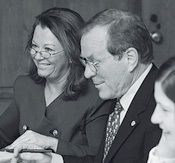 MardiLyn Saathoff and Oregon Governor Ted Kulongoski