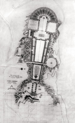 Herman Brookman's plan for the Fir Acres estate, 1924