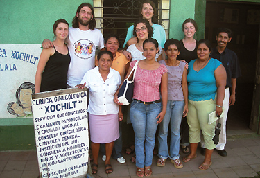 On-site at the Xochilt Clínica. Over the summer, Lewis & Clark students and recent graduates worked at this community-run clinic in ...