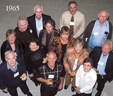 Nine honor years celebrated their class reunions during Alumni Weekend 2005, including the classes of 1965 and 1990.