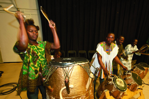 Installation Ceremony ? The Obo Addy Ghanaian Drummers helped open the ceremony.