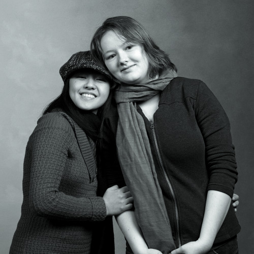 Andrea Liamzon (CAS '10—Quezon City, Philippines) and Danya Spencer (CAS '11—Brooklyn, New York)