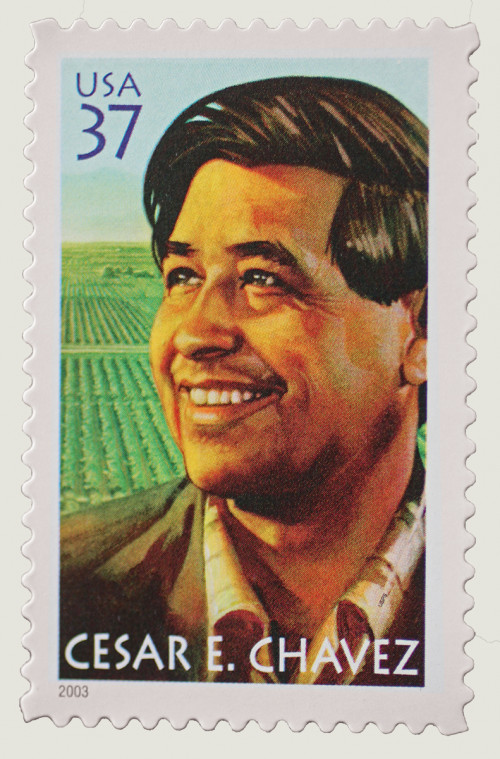 Cesar Chavez stamp.
