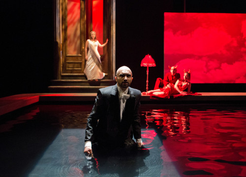 Metamorphoses at the Lookingglass Theatre Company. Playing the role of Orpheus.