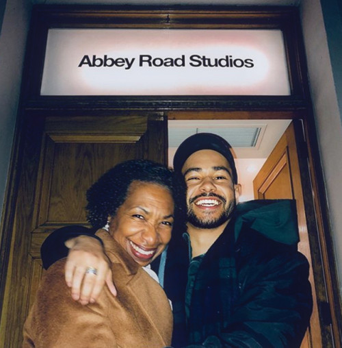 When you're working at Abbey Road Studios, you've gotta bring ya Mum.