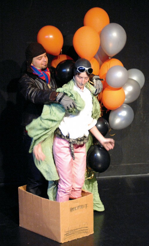 A Woeful Tale of a Fallen Balloon. Written by Katrina Maloney CAS '11. Directed by Marianna Wiles BA '06. From left: Ro Haan Mehta CAS ...