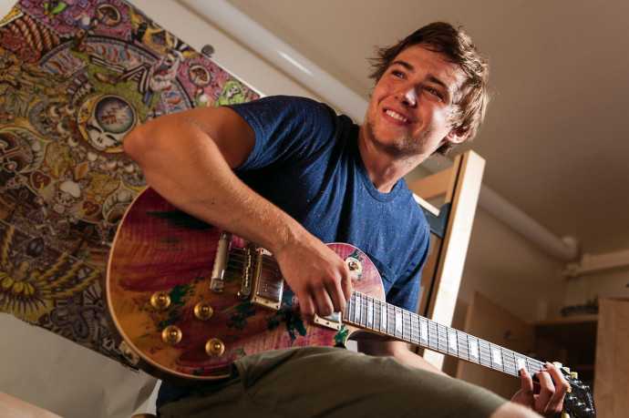    Forrest Breyfogle CAS '17, Roslyn, Washington This is a really special guitar—it's been my soul instrument that I've ...