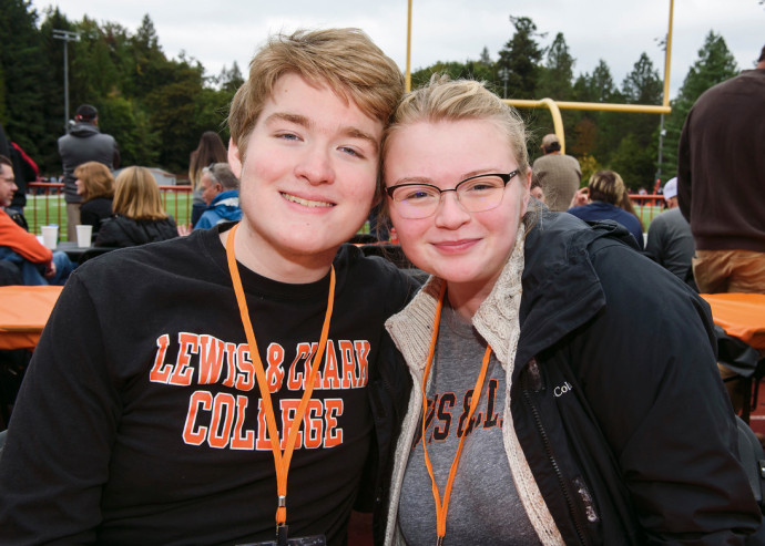 Nearly 1,000 people gathered on Palatine Hill to attend Homecoming and Family Weekend in October.