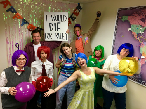 Congratulations to ISS and IME office! 1st place of this year's Halloween Costume Contest featuring Inside Out!