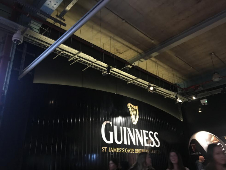 The first floor of the Guinness Storehouse