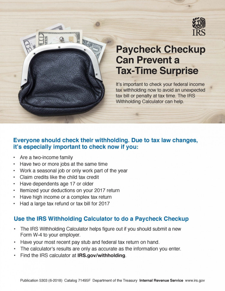 Paycheck Checkup