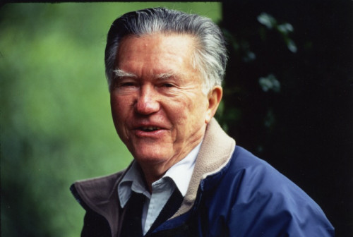 William Stafford taught English at Lewis & Clark from 1947 to 1979.