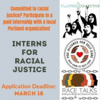 Interns for Racial Justice Flyer