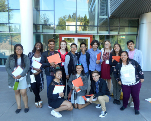 Students visited Oregon Health & Science University and heard about careers in medicine.
