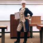 ?George Washington? by Alexandra Lewis (1L Law Student) won best individual costume in 2019.