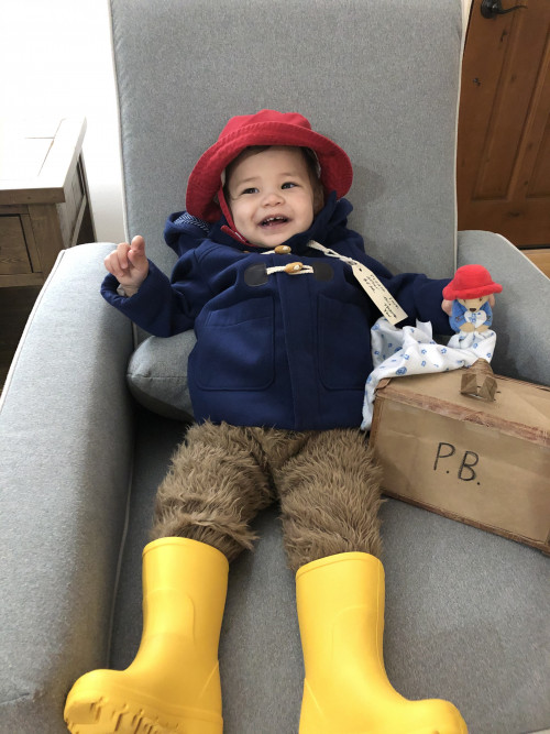 Best child costume: Paddington ‘41 - overseas trip by Christine Liu (Advancement)