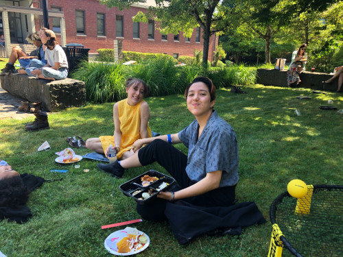 It was a great day for picnic in the grass.