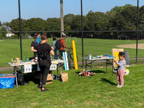 BLM Art Therapy Event at Irving Park on September 23, 2020