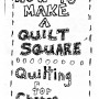 How to Make a Quilt Square