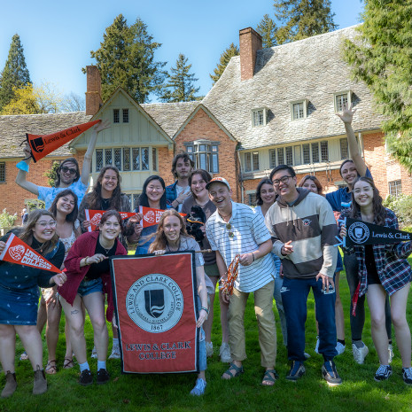 Our admissions student ambassadors and fellows are eager to welcome you to campus! Photo by Suhail Akram BA '24.