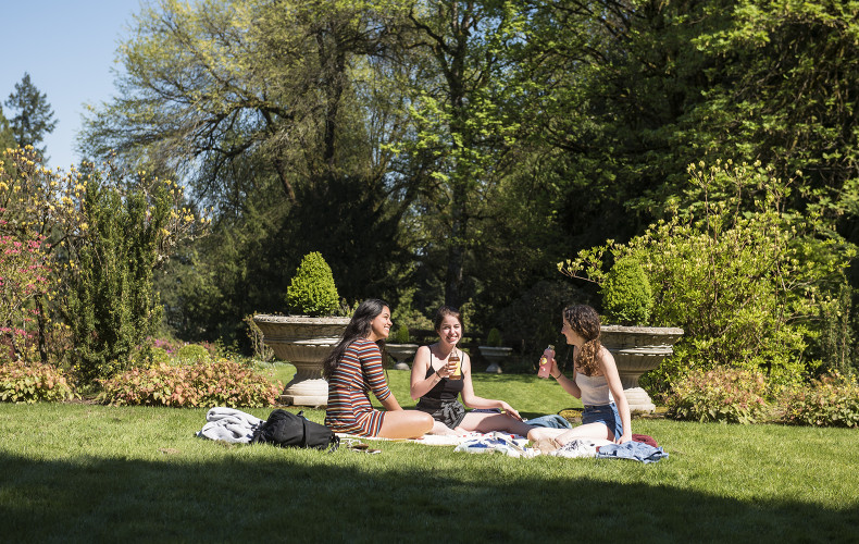 Our campus is full of picture-perfect picnic spots.