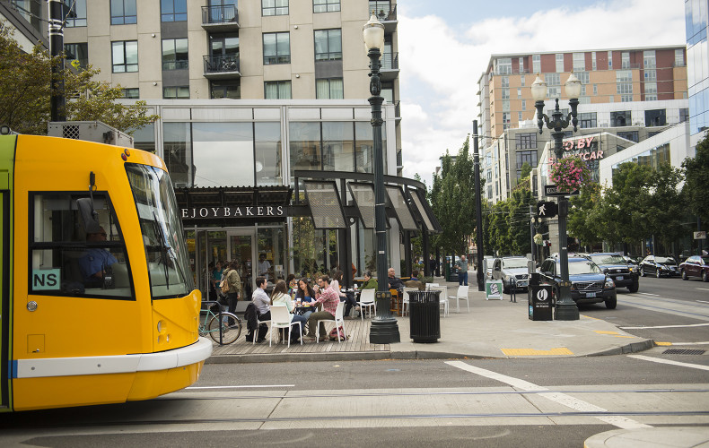 Portland has some of the best public transit in the country: buses, street cars, and the MAX light rail will take you where you need to go!