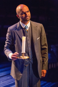 <strong>Baskerville</strong> at the Old Globe. Playing the role of Dr. Watson. Photo: Jim Cox