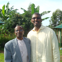 Paschal Kabura, director of Bishop Magambo Counsellor Training Institute, and Assistant Professor of Counseling Psychology Andraé Brown