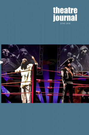 VP (Usman Ally BA ?04) and Mace (Desmin Borges) in their wrestling personas of The Fundamentalist...