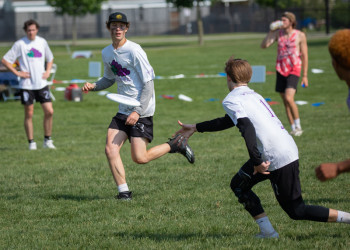 Bacchus Ultimate Frisbee won against Butler University in pool play and had t...