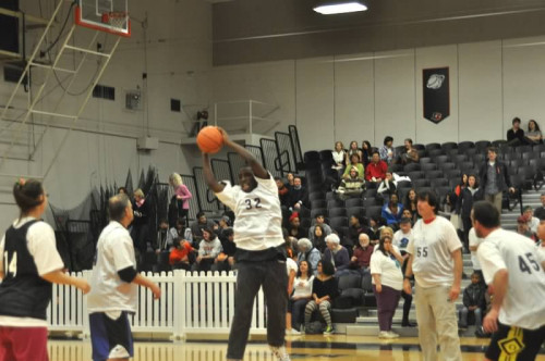 The Student-Athlete Advisory Committee hosted a Special Olympics basketball game during the 2011-12 season.