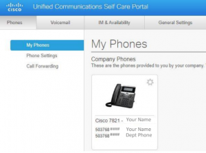 self care portal screenshot
