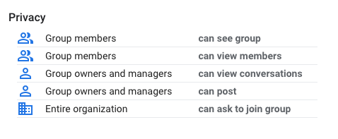 Adding members and managers to a Google Group