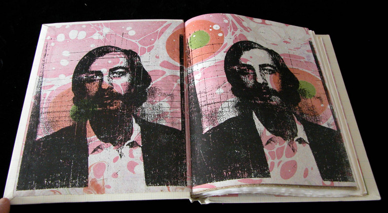 Handmade paper and book by Drew Luan Matott, MFA